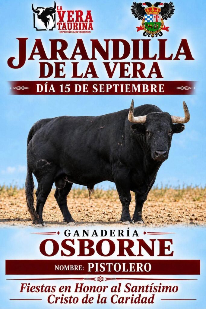 02 JARANDILLA DE LA VERA YA TIENE CARTEL TAURINO PARA SUS FIESTAS 2026