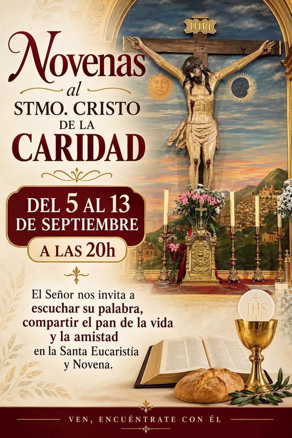Novenas del Santísimo Cristo de la Caridad 2026